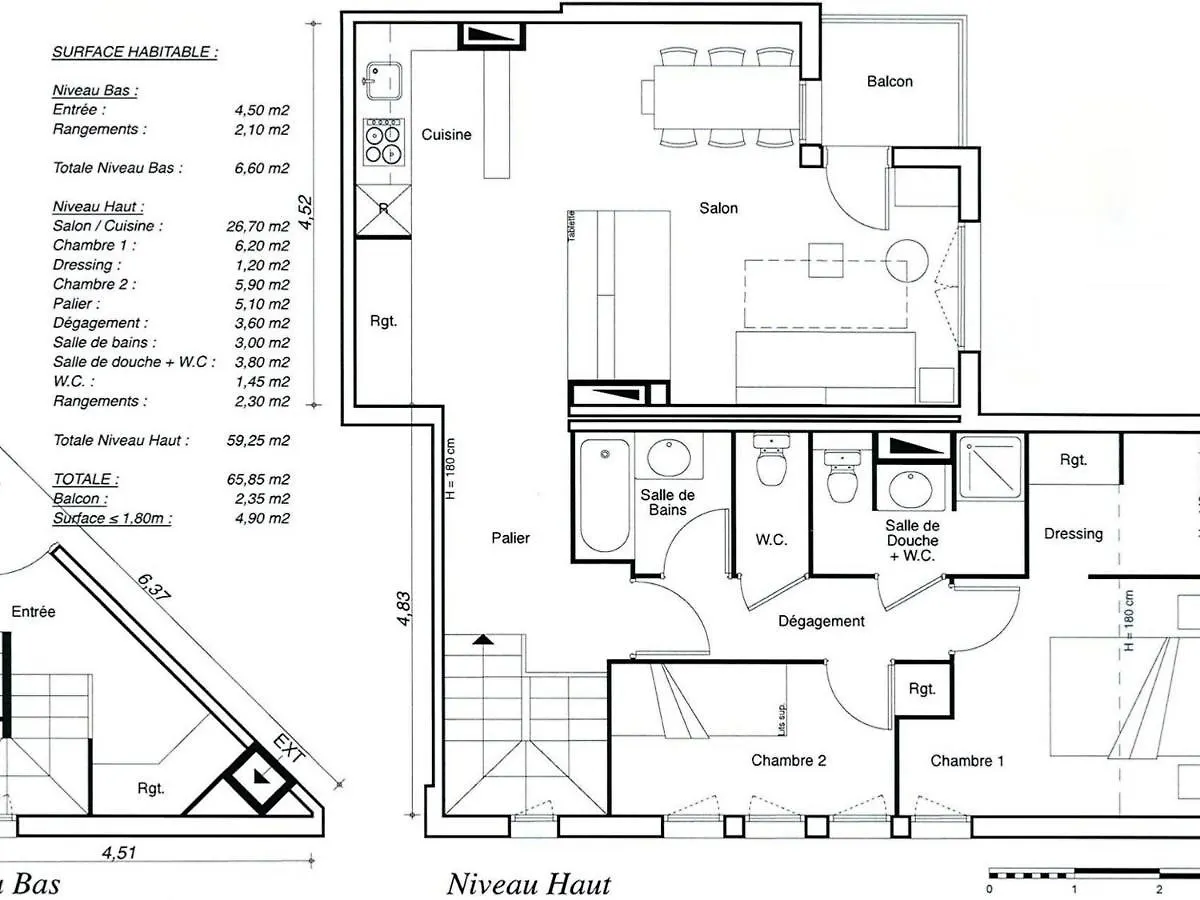 Duplex Moderne Proche Pistes, Balcon, Cuisine Equipee, Pour 7 Pers - Fr-1-455-181 Apartment La Plagne-Tarentaise